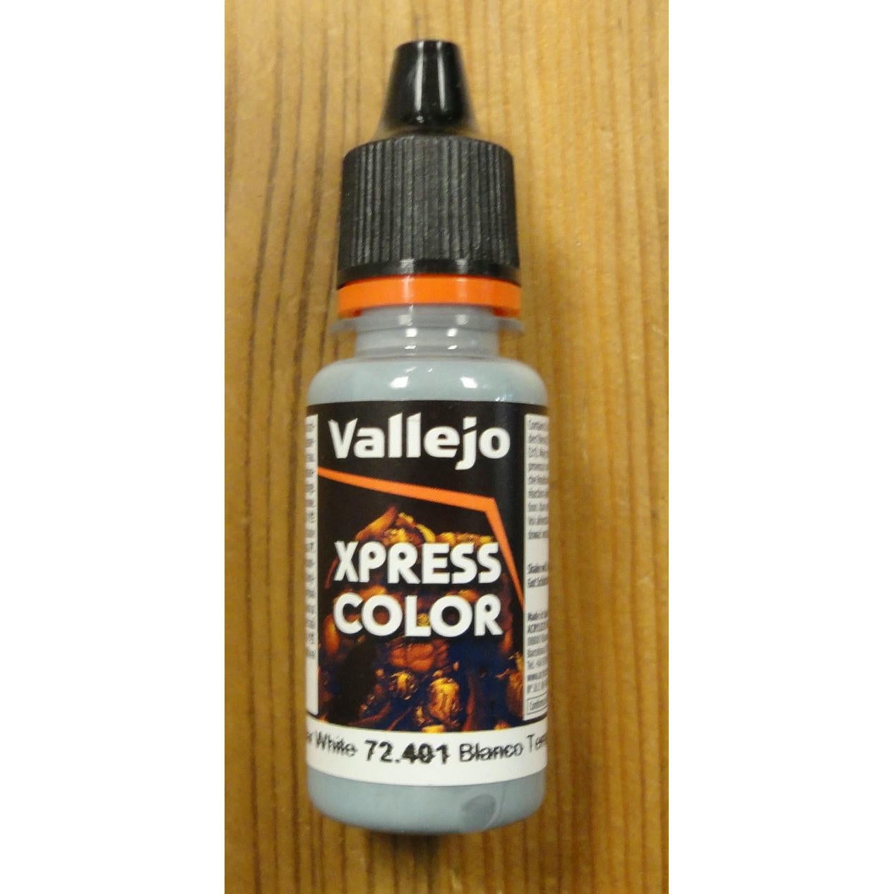 Image of Vallejo Templar White XPress Color Miniatures Paint 18ml VAL72401 Express