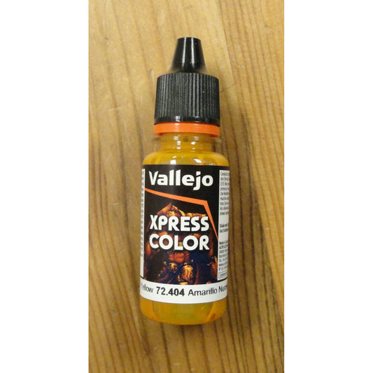 Image of Vallejo Nuclear Yellow XPress Color Miniatures Paint 18ml VAL72404 Express