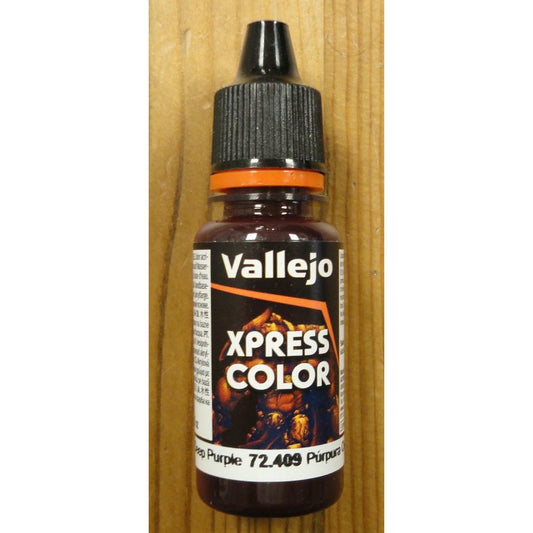 Image of Vallejo Deep Purple XPress Color Miniatures Paint 18ml VAL72409 Express