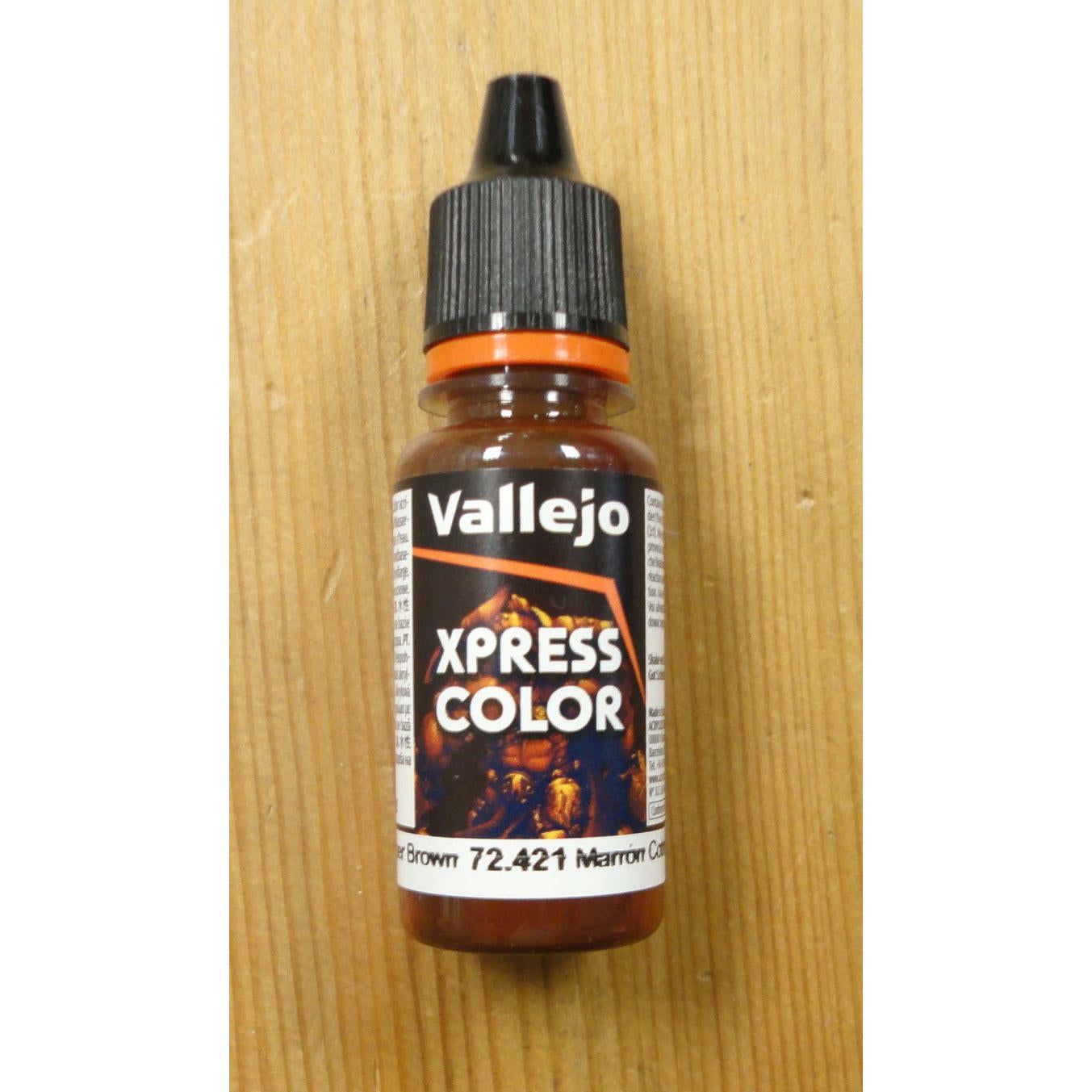 Image of Vallejo Copper Brown XPress Color Miniatures Paint 18ml VAL72421 Express