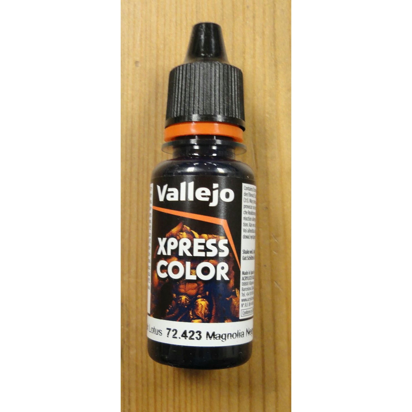 Image of Vallejo Black Lotus XPress Color Miniatures Paint 18ml VAL72423 Express