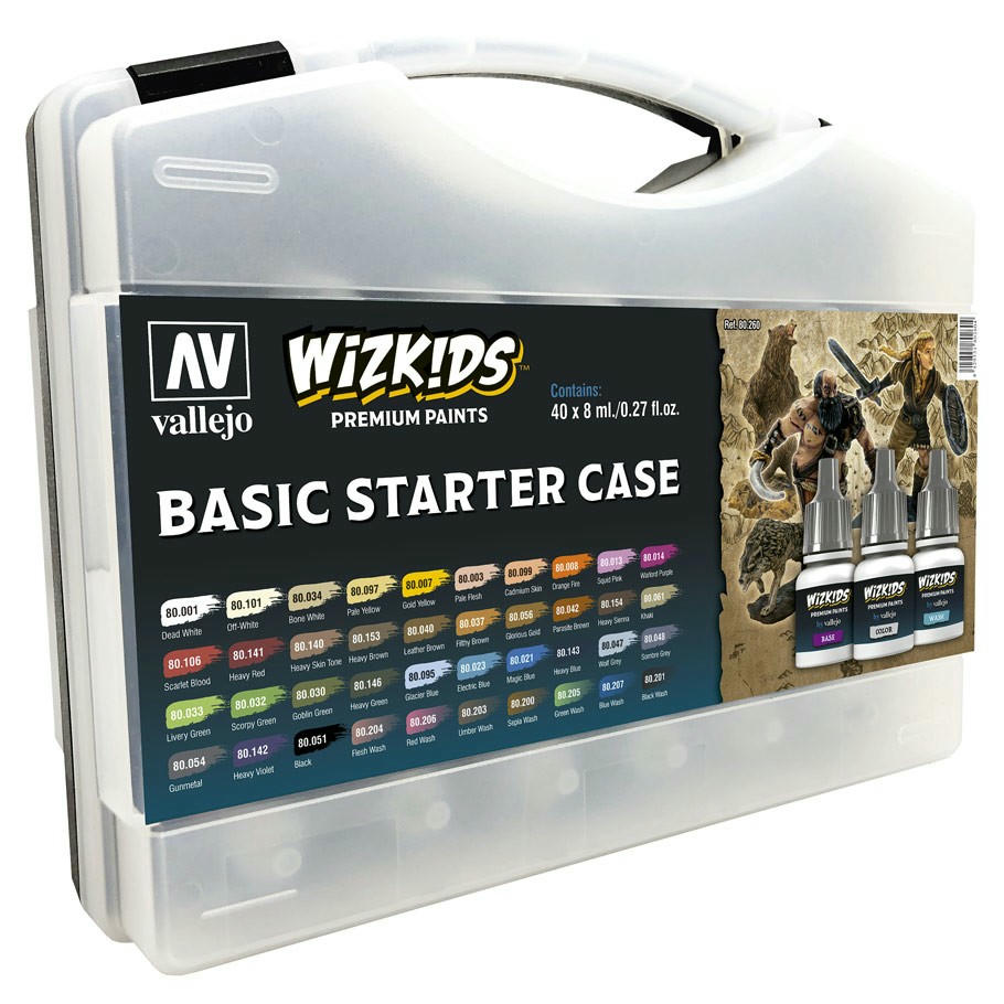 Vallejo - Wizkids Basic Starter Case | Game Color | Premium Acrylic