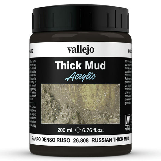 Image of Vallejo Acylic Russian Thick Mud for Dioramas 200ml VJP26808