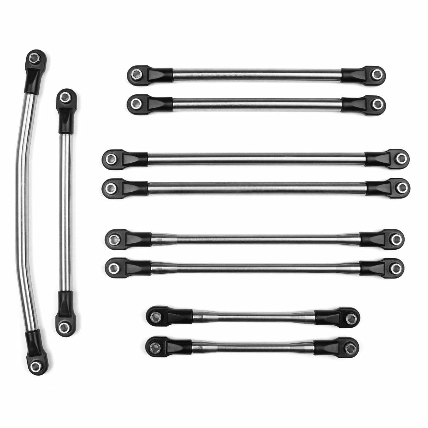 Image of Axial SCX10-II Rock Crawler 1/4 Stainless Steel Link Set VPSIRC00070 Vanquish 