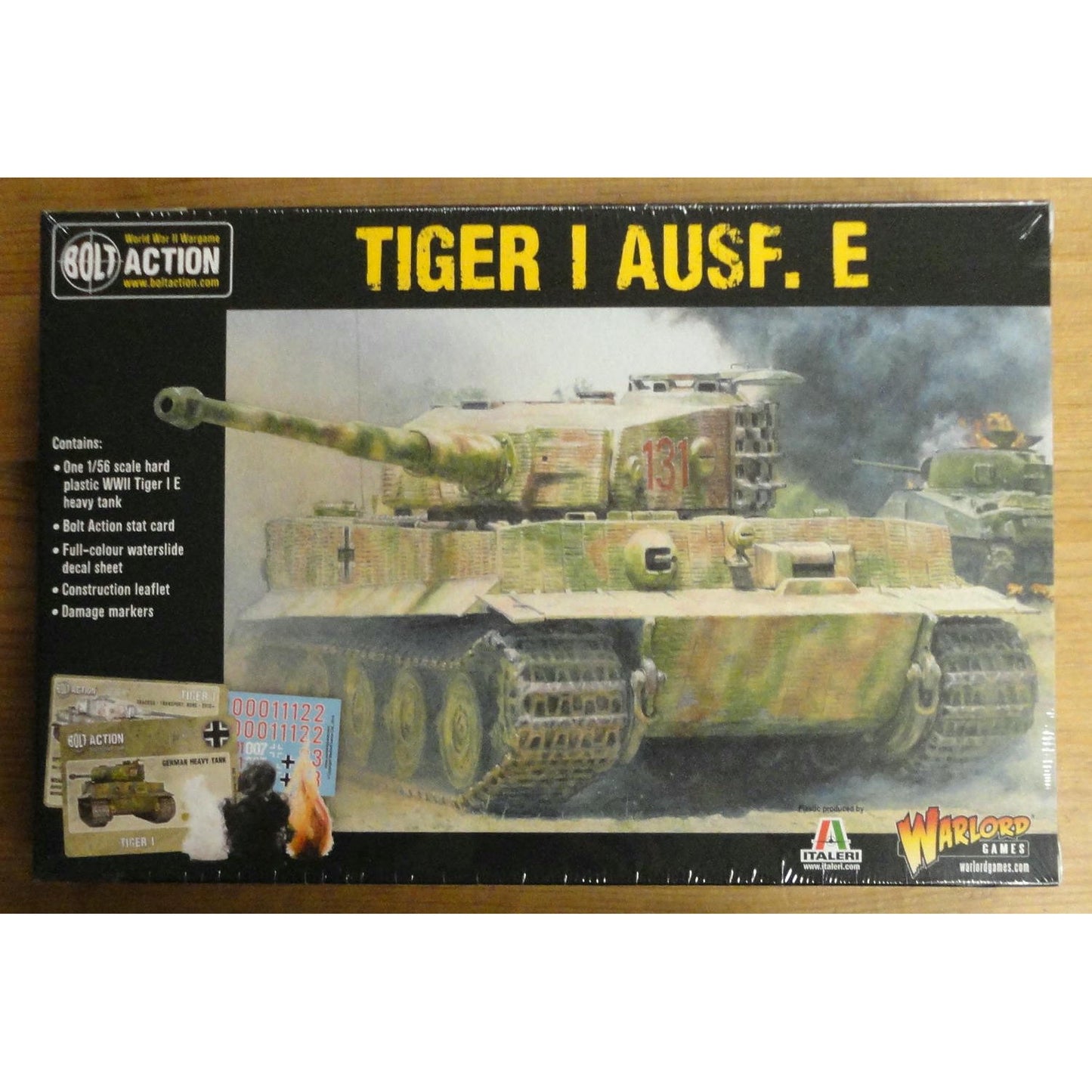 Image of Bolt Action Miniatures Game: 1/56th German Tiger I AUSF. E Tank WLG402012015
