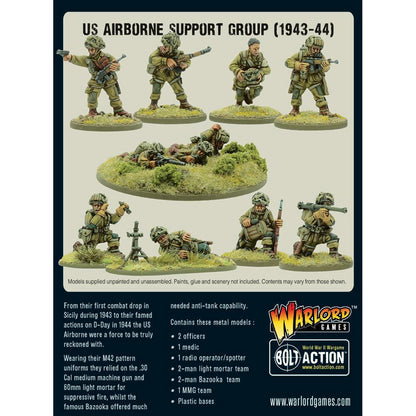 Image of Bolt Action Miniatures Game: U.S. Airborne Support Group WLG402213104 US