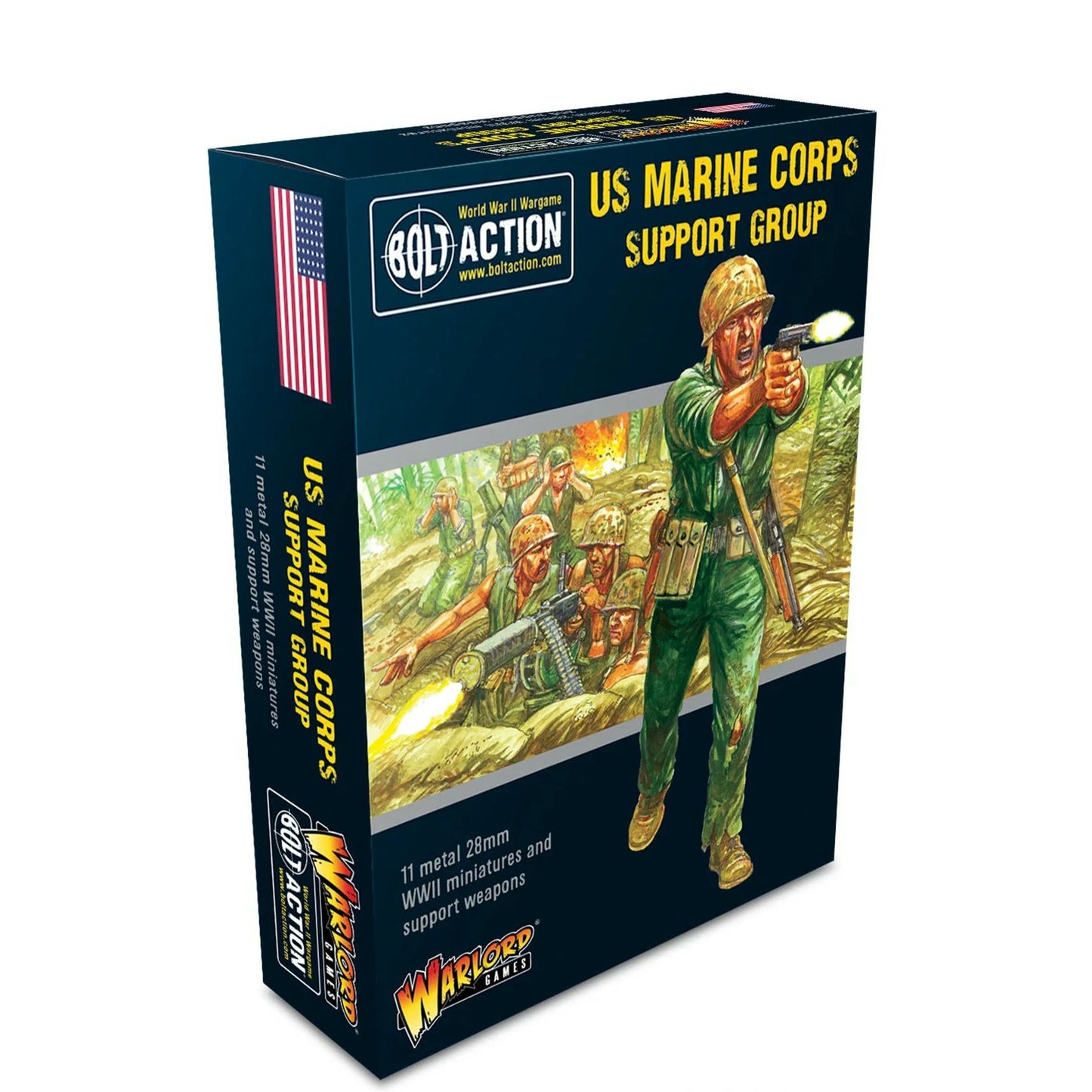 Image of Bolt Action Miniatures Game: U.S. Marine Corp Support Group WLG402213107