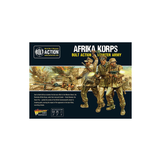Image of Bolt Action Miniatures Game: German Afrika Korps Starter Army WLG402612001