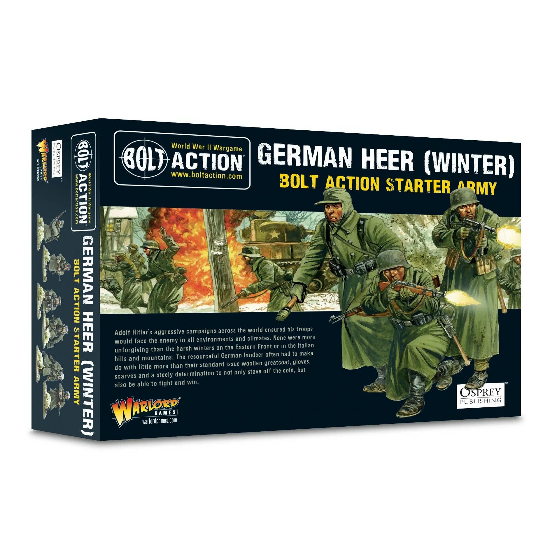 Image of Bolt Action Miniatures Game: German Heer (Winter) Starter Army WLG402612003