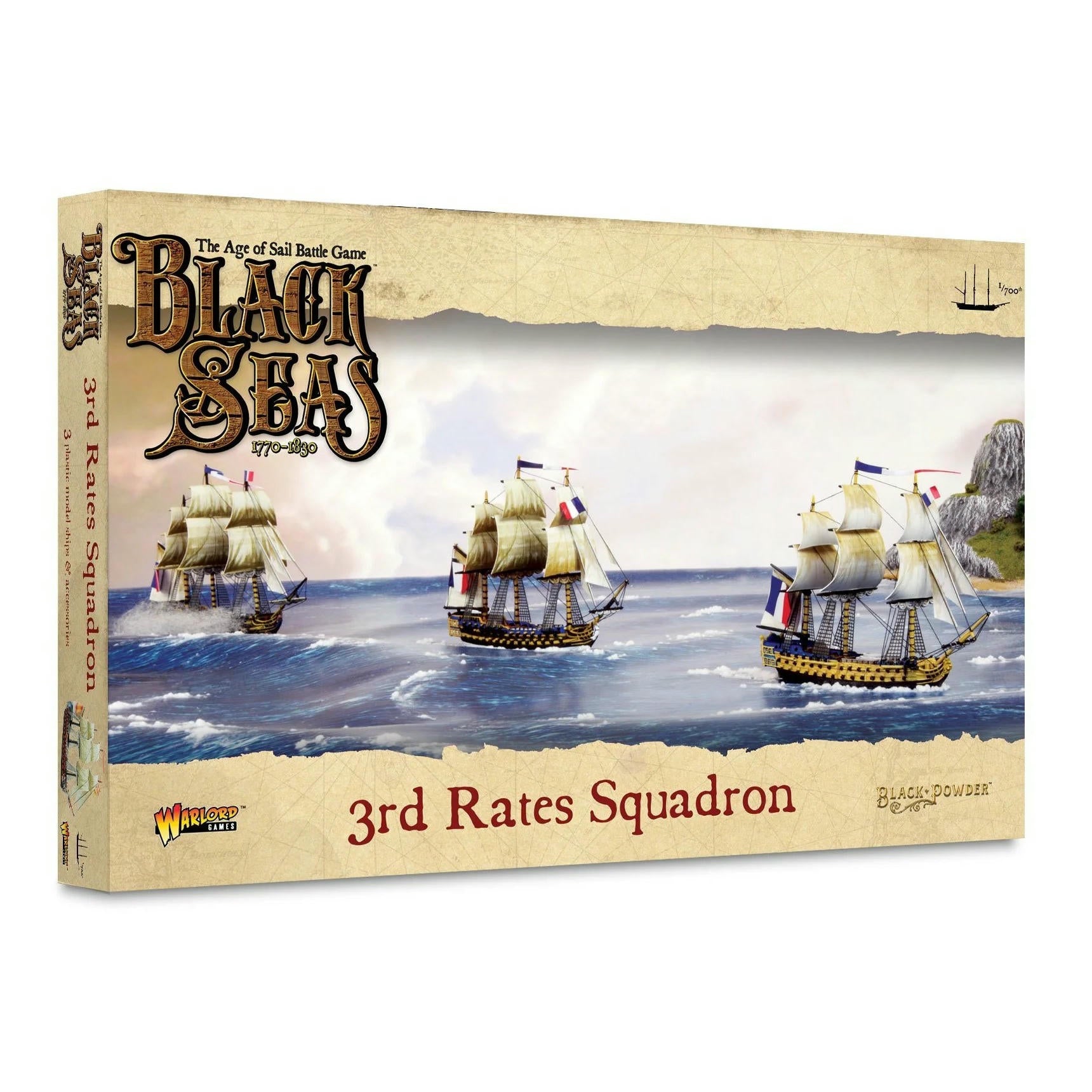 Image of Black Seas: Spanish Navy 3rd Rates Squadron by Warlord Games WLG792010002