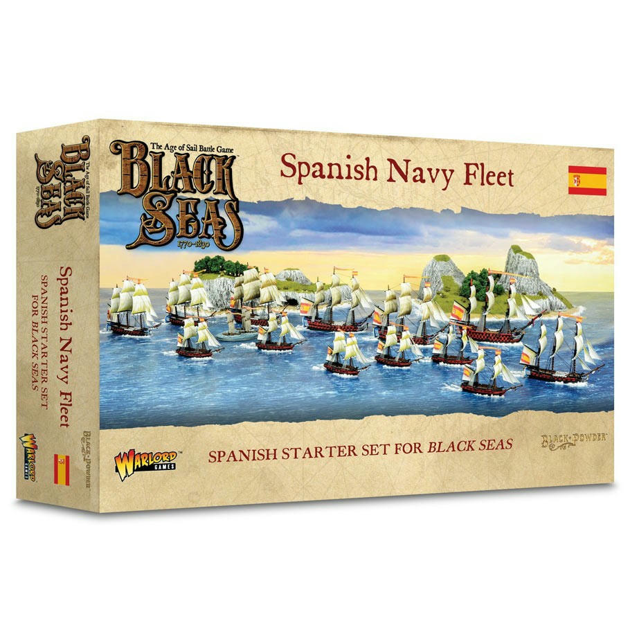 Image of Black Seas: Spanish Navy Fleet Starter Set Warlord Games WLG792013001