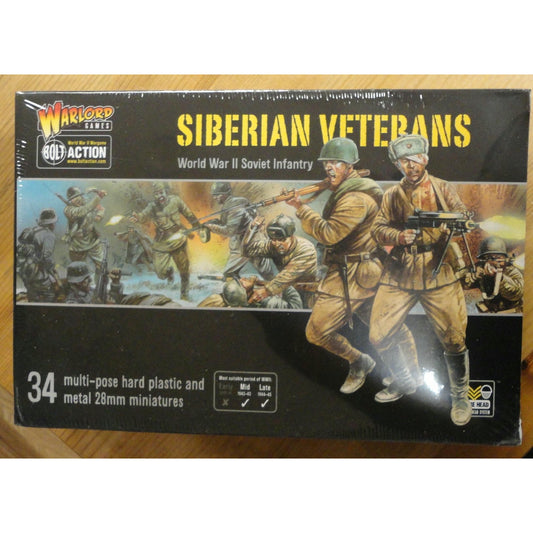 Image of Bolt Action Miniatures Game: Soviet Siberian Veterans WLGWGB-RI-03