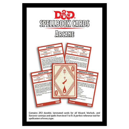 Dungeons and Dragons RPG: Spellbook Cards - Arcane Deck (253 cards)