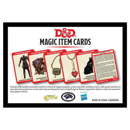 Image of Dungeons & Dragons: Magic Item Cards (292 cards) Wizards C62840000 D&D 5E