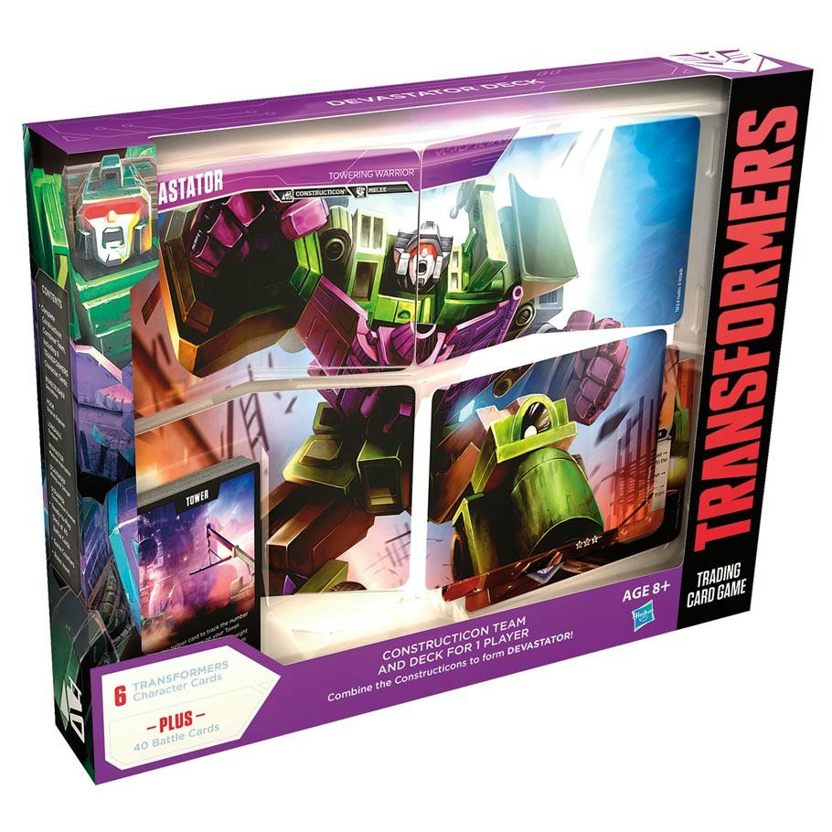 Image of Transformers Trading Card Game TCG Rise of the Combiners Devastator Deck 