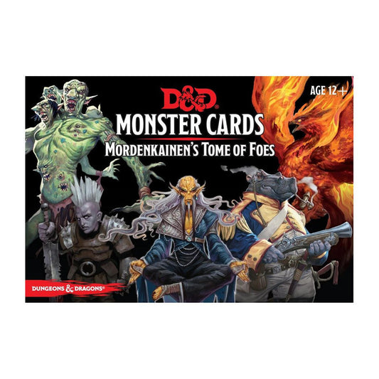 Dungeons & Dragons RPG: Monster Cards - Mordenkainen`s Tome of Foes (109 cards)