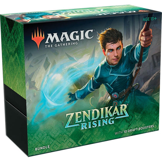 Magic: The Gathering Zendikar Rising Bundle | 10 Draft Booster Packs