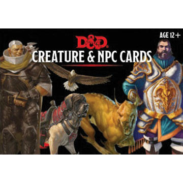 Image of Dungeons &amp; Dragons RPG: Creatures &amp; NPC Cards (182 cards)