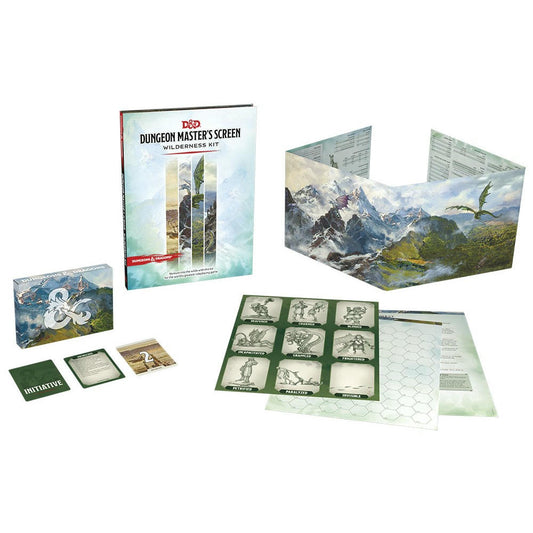 Image of Dungeons & Dragons D&D 5th Wilderness Dungeon Master's Screen/Kit Masters