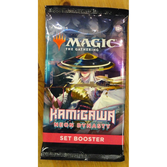 Image of Magic The Gathering Kamigawa Neon Dynasty 12-Card Set Booster Pack ENGLISH