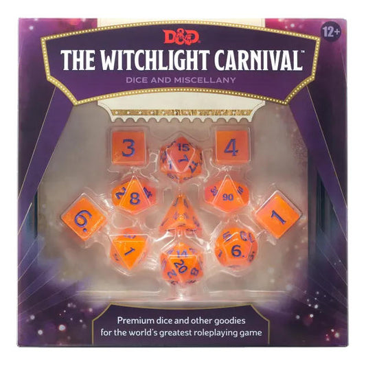 Dungeons & Dragons The Witchlight Carnival Premium RPG Dice & Micellany Set