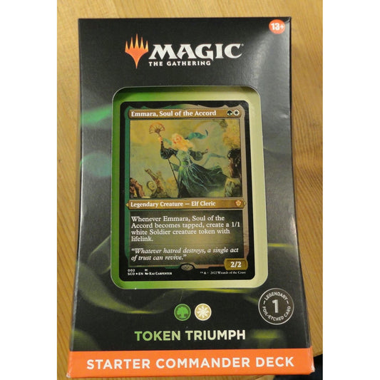 Image of Magic the Gathering Token Triumph Starter Commander Deck (Green/White)