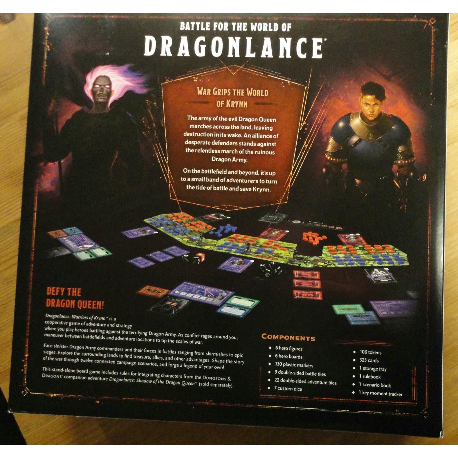 Image of Dungeons & Dragons Warriors of Krynn Board Game WOCD09940000