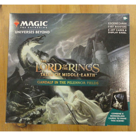 Image of Magic The Gathering Lord of the Rings Gandalf in the Pelennor Field Scene Box