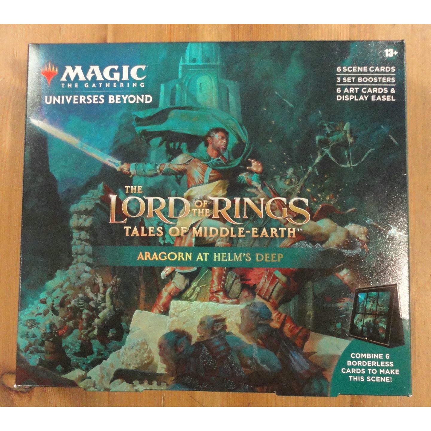 Image of Magic The Gathering Lord of the Rings Aragorn at Helms Deep Scene Box Set