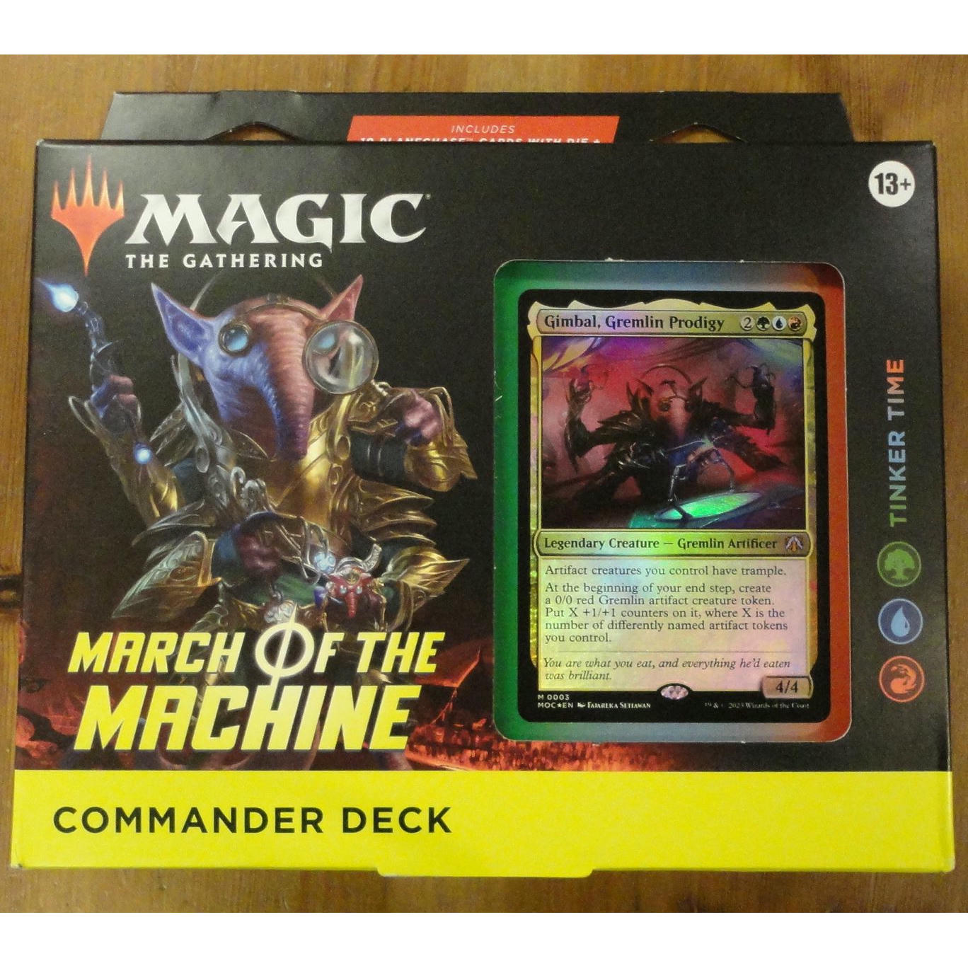 Image of Magic the Gathering March of the Machine Tinker Time Commander Deck