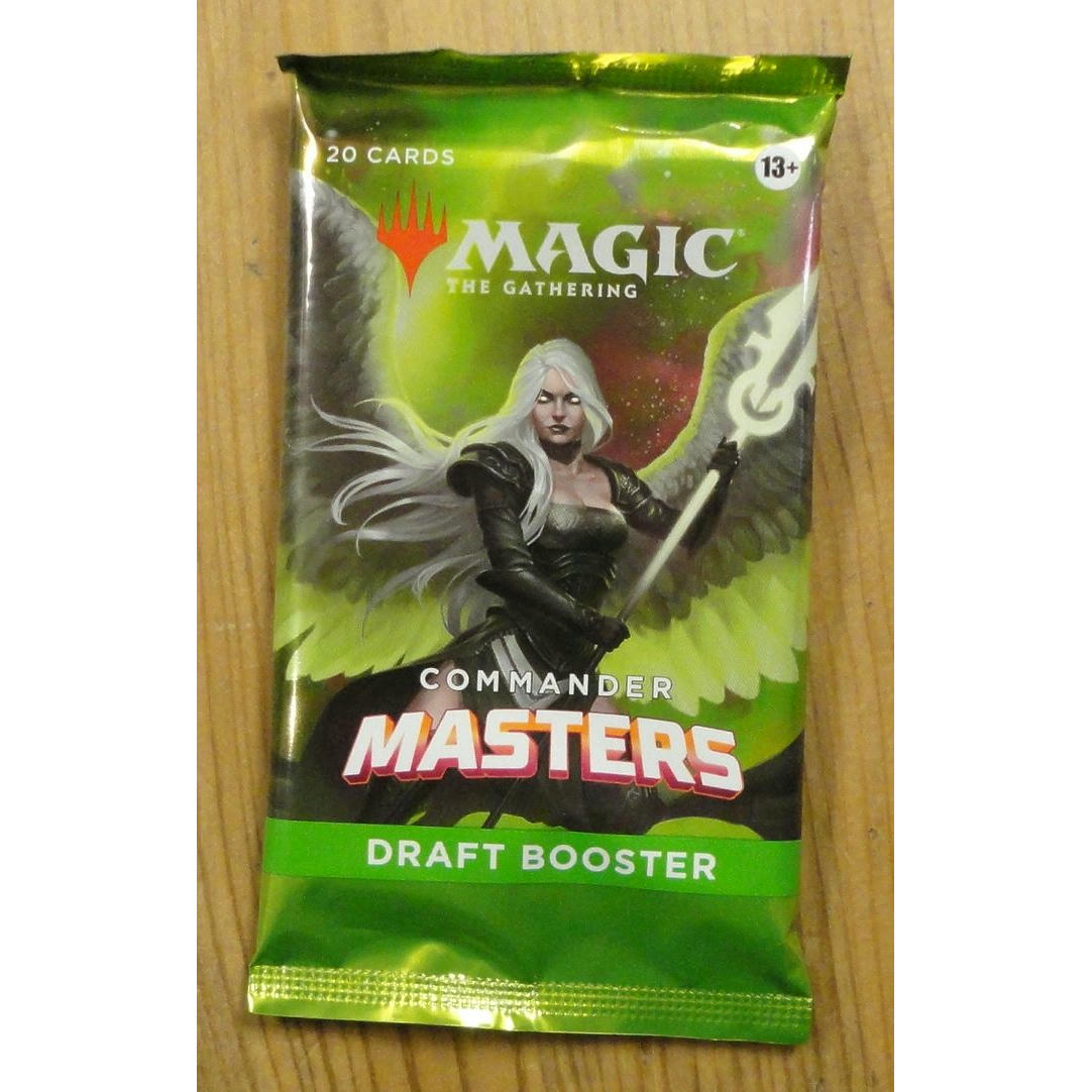 Image of Magic The Gathering Commander Masters 20-Card Draft Booster Pack