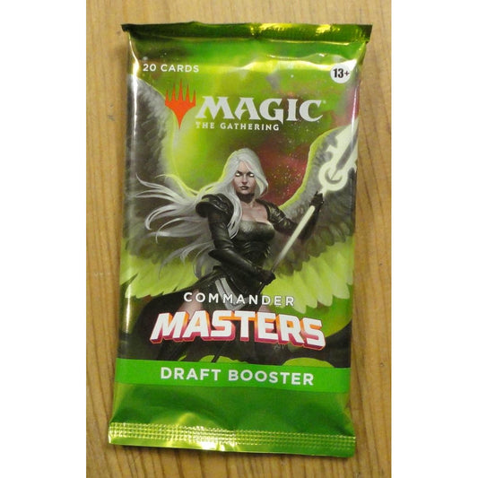 Image of Magic The Gathering Commander Masters 20-Card Draft Booster Pack