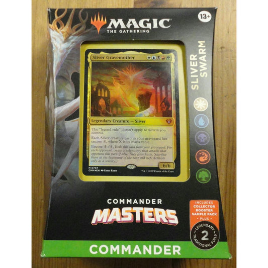 Image of Magic the Gathering Commander Masters Sliver Swarm Deck (5-Color)