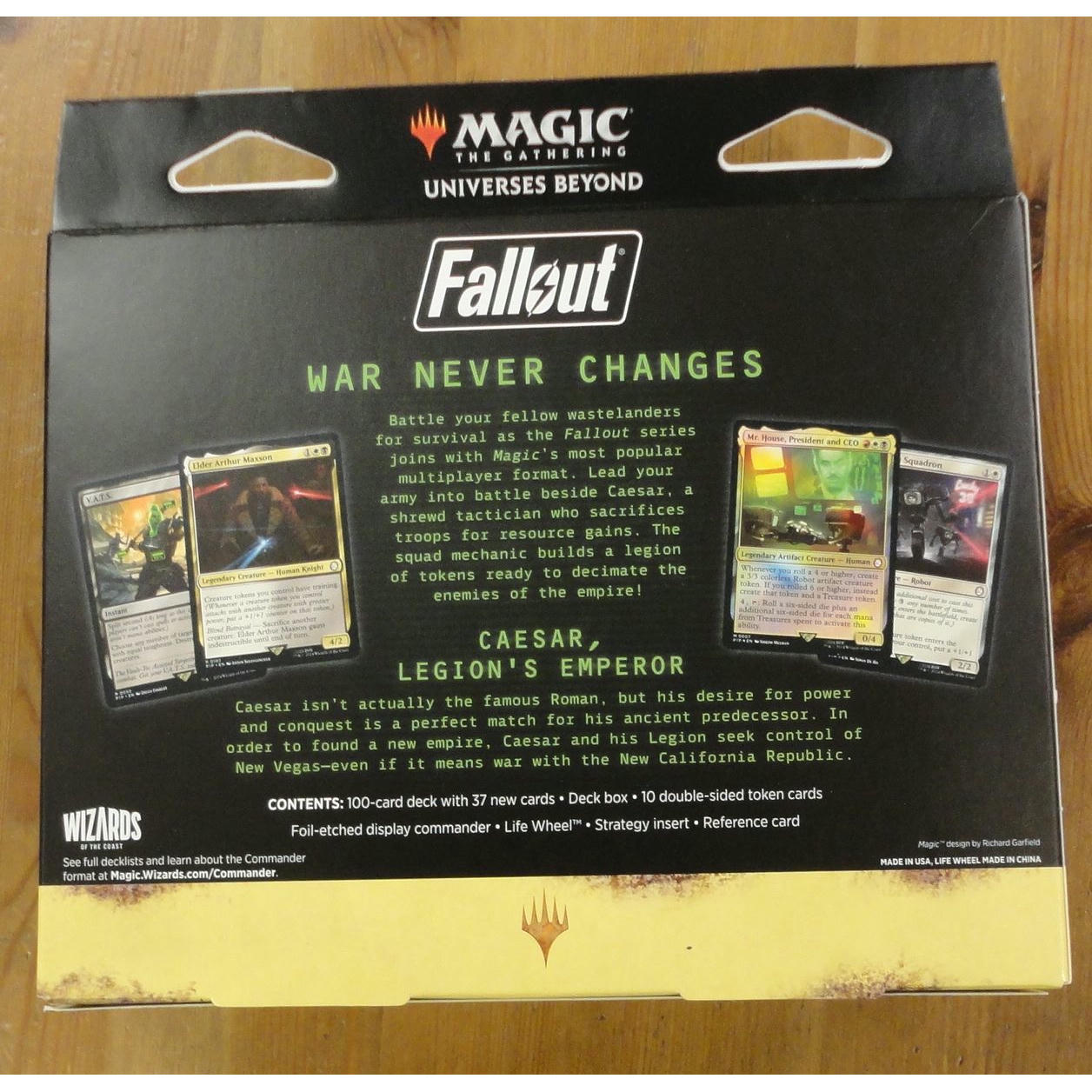 Image of Magic the Gathering Fallout Hail, Caesar Commander Deck White/Red/Black