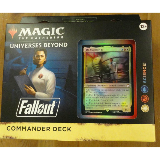 Image of Magic the Gathering Fallout Science! Commander Deck White/Red/Blue