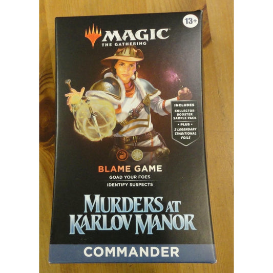 Image of Magic the Gathering Murders at Karlov Manor Blame Game Commander Deck