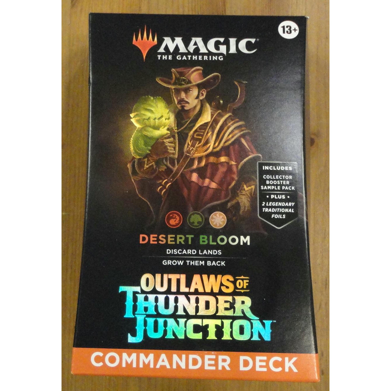 Image of Magic the Gathering Outlaws of Thunder Junction Desert Bloom Commander Deck