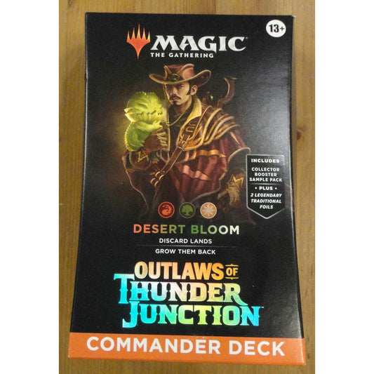 Image of Magic the Gathering Outlaws of Thunder Junction Desert Bloom Commander Deck