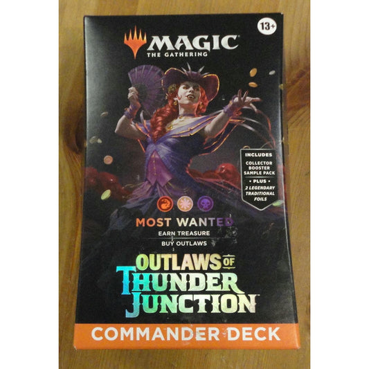 Image of Magic the Gathering Outlaws of Thunder Junction Most Wanted Commander Deck