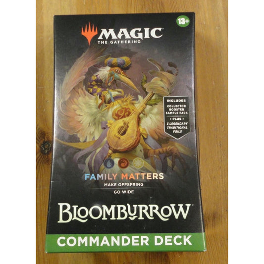 Image of Magic the Gathering Bloomburrow Family Matters Red/White/Blue Commander Deck 