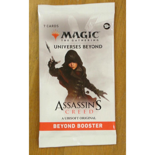 Image of Magic The Gathering Assassin's Creed 7-Card Beyond Booster Pack ENG