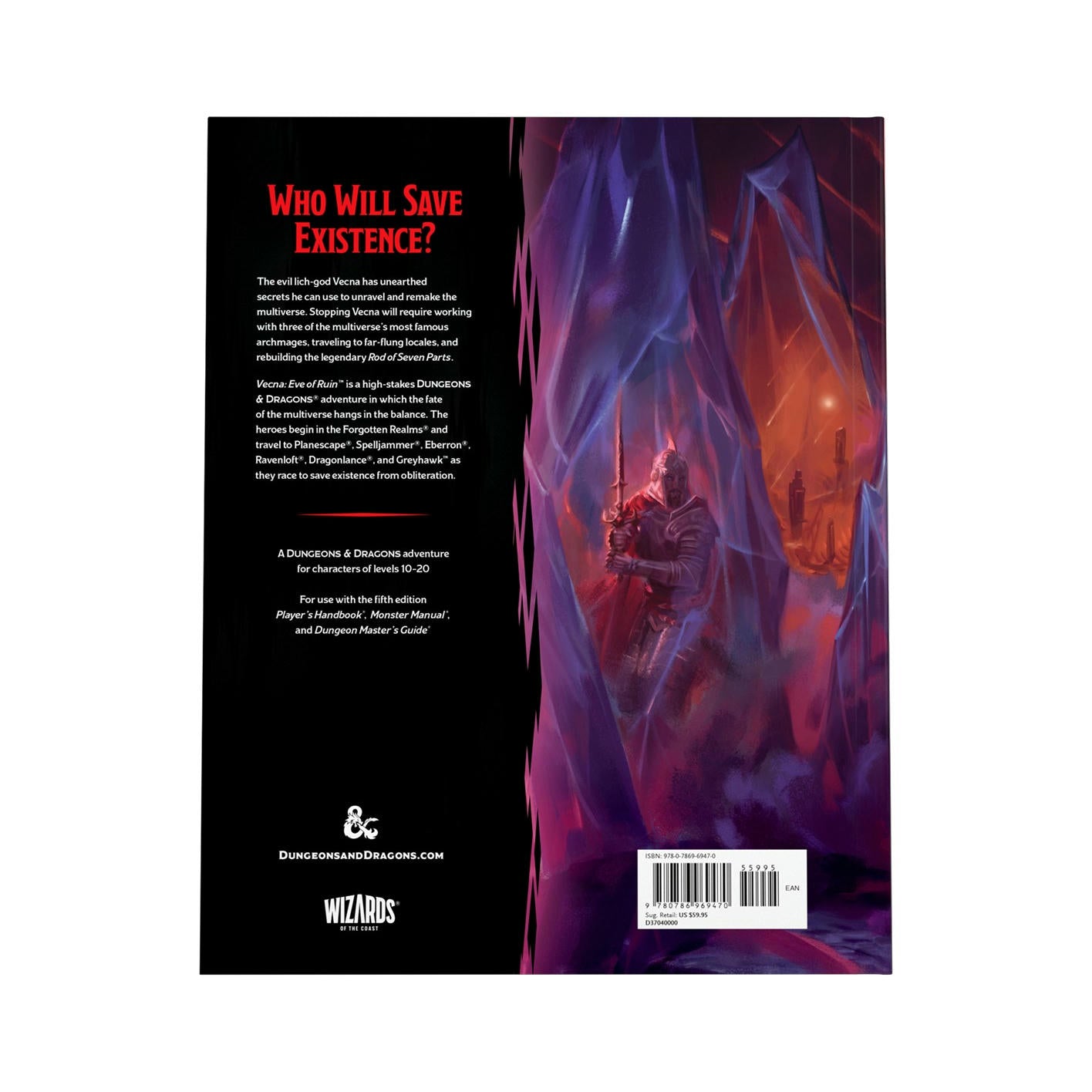 Image of Dungeons & Dragons 5E D&D Vecna Eve of Ruin Adventure (HC) WOCD37040000