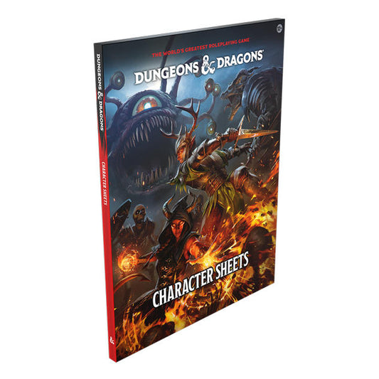 Dungeons &amp; Dragons RPG: Character Sheets (2024)