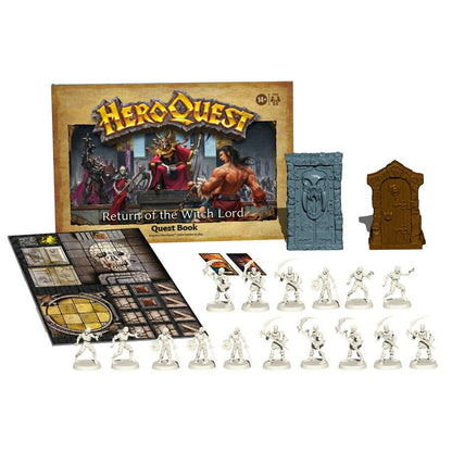 Image of Heroquest Fantasy Board Game: Return of the Witch Lord Quest Pack by Hasbro