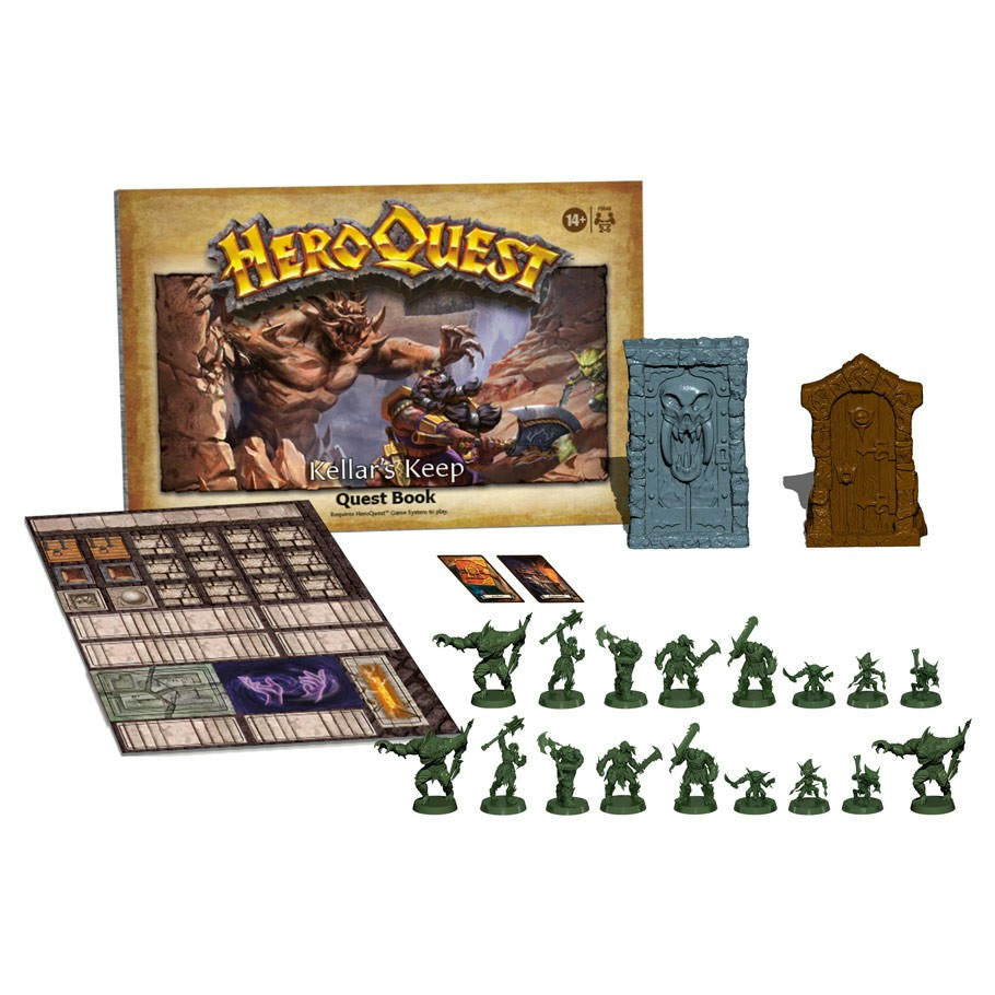 Image of Heroquest Fantasy Board Game: Kellar's Keep Quest Pack Expansion by Hasbro