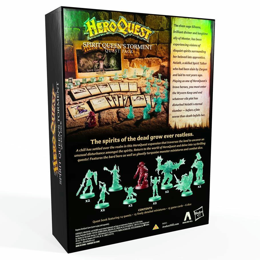 Image of Heroquest Fantasy Board Game: Spirit Queen's Torment Quest Pack by Hasbro