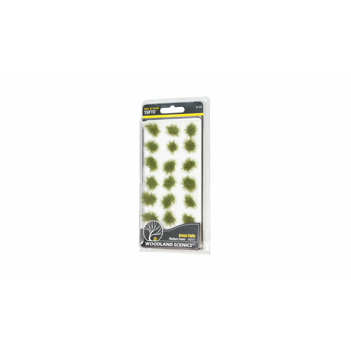 Image of Medium Green Grass Tuft Miniatures/Diorama Detailing Plants WOOFS771