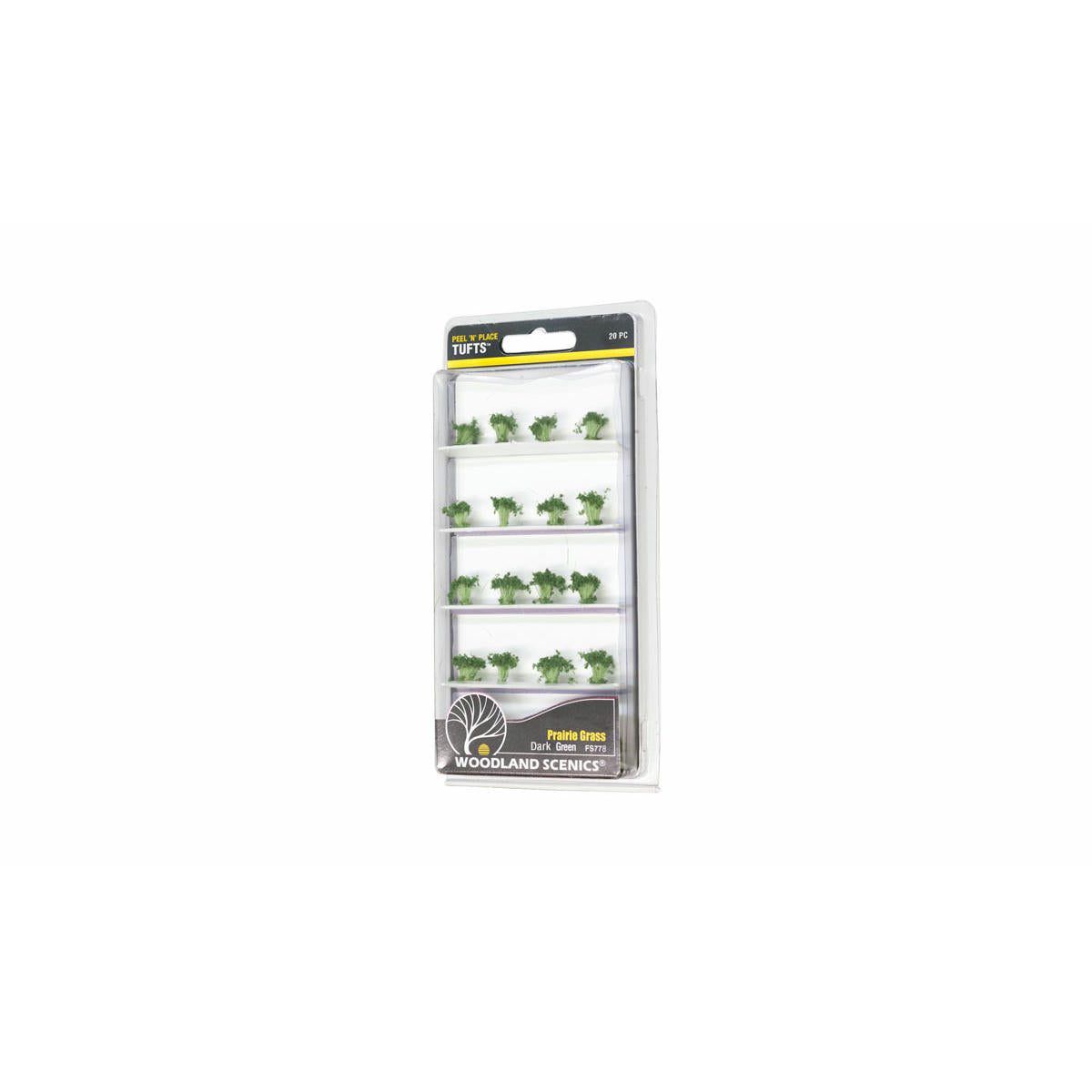 Image of Dark Green Prairie Grass Tuft Miniatures/Diorama Detailing Plants WOOFS778