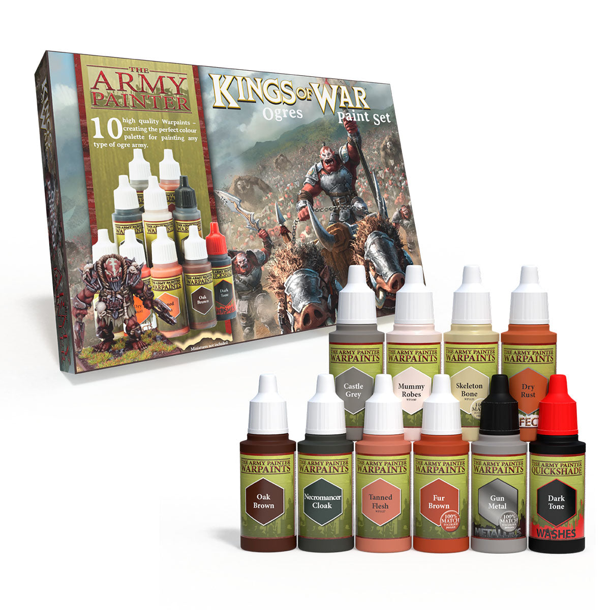 Warpaints: Kings of War Ogres Paint Set (10)