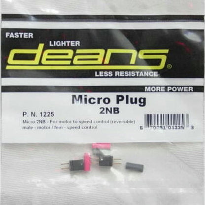 Image of Deans 2-Pin Micro Plugs (2NB) WSD1225